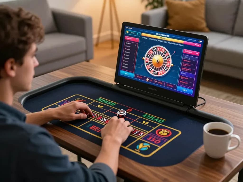GG88 online player engaging with roulette game for strategic betting.
