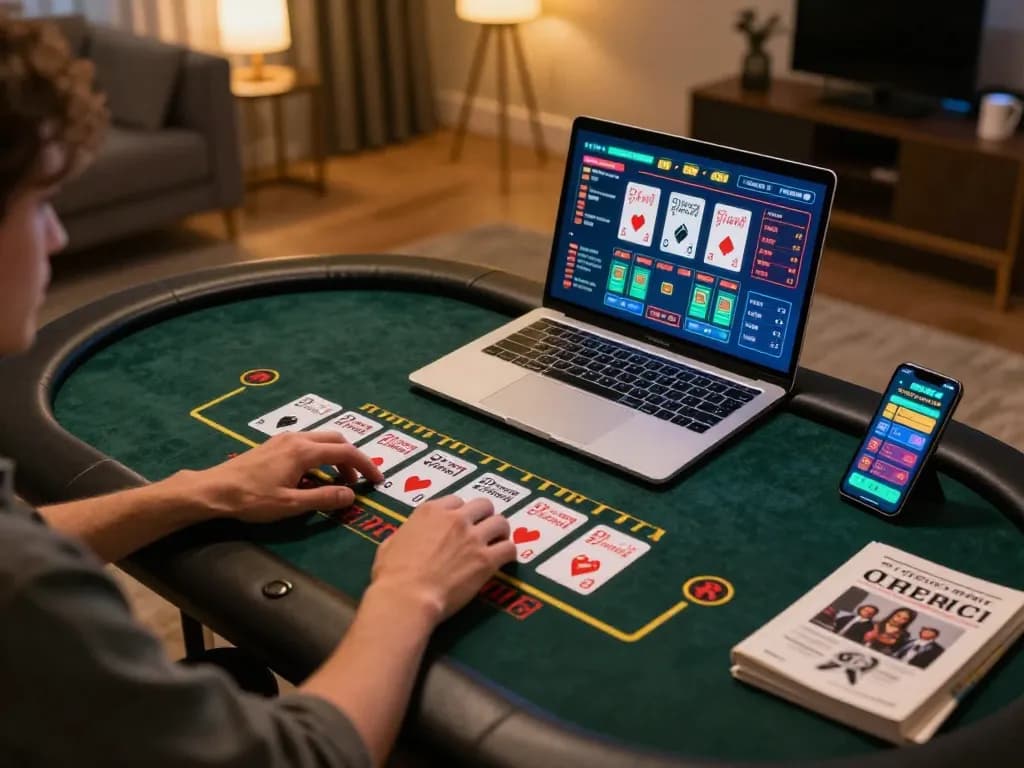 Engaging при online gaming experience at Nhà cái s8 showcasing responsible gambling strategies with vibrant blackjack interface