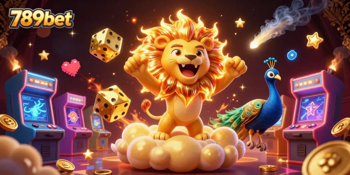 Experience thrilling gameplay at 789bet with this dynamic illustration of gaming excitement.