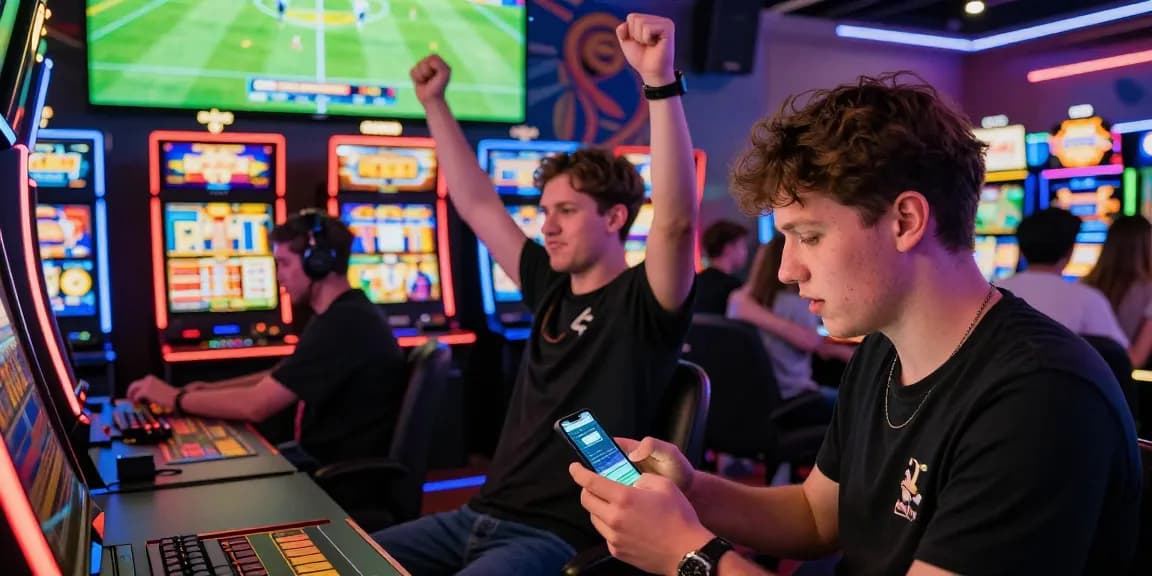 Trusted Malaysia online casino players enjoying dynamic games and sports betting at AP33, celebrating wins in a vibrant atmosphere.