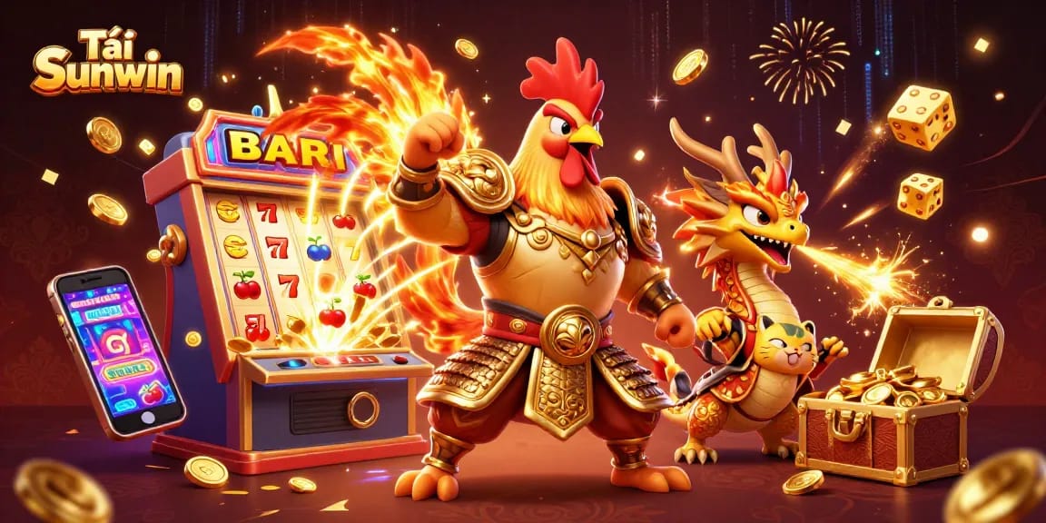 Tải Sunwin enhances the gaming experience with iconic characters and vibrant casino elements.