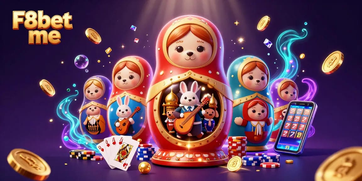 Experience exhilarating fun at F8bet me with vibrant casino dealers, spinning wheels, and sparkling gems.