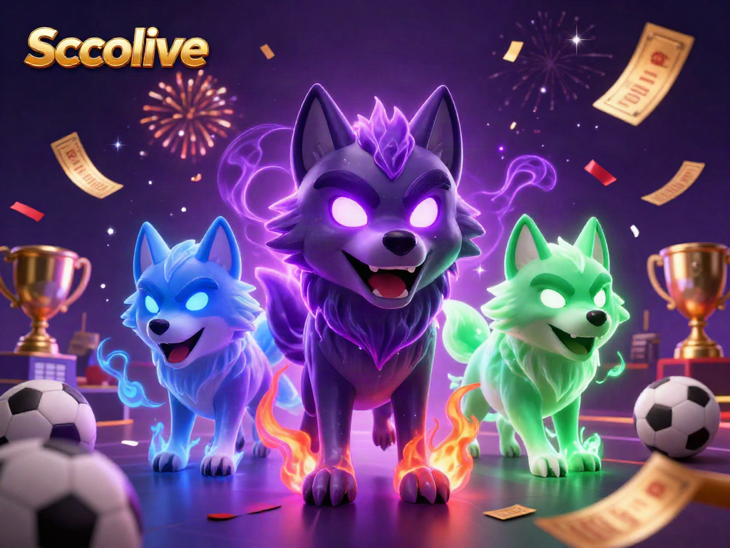 Engage with Socolive's thrilling sports betting community featuring a dynamic wolf leader and ghostly companions.