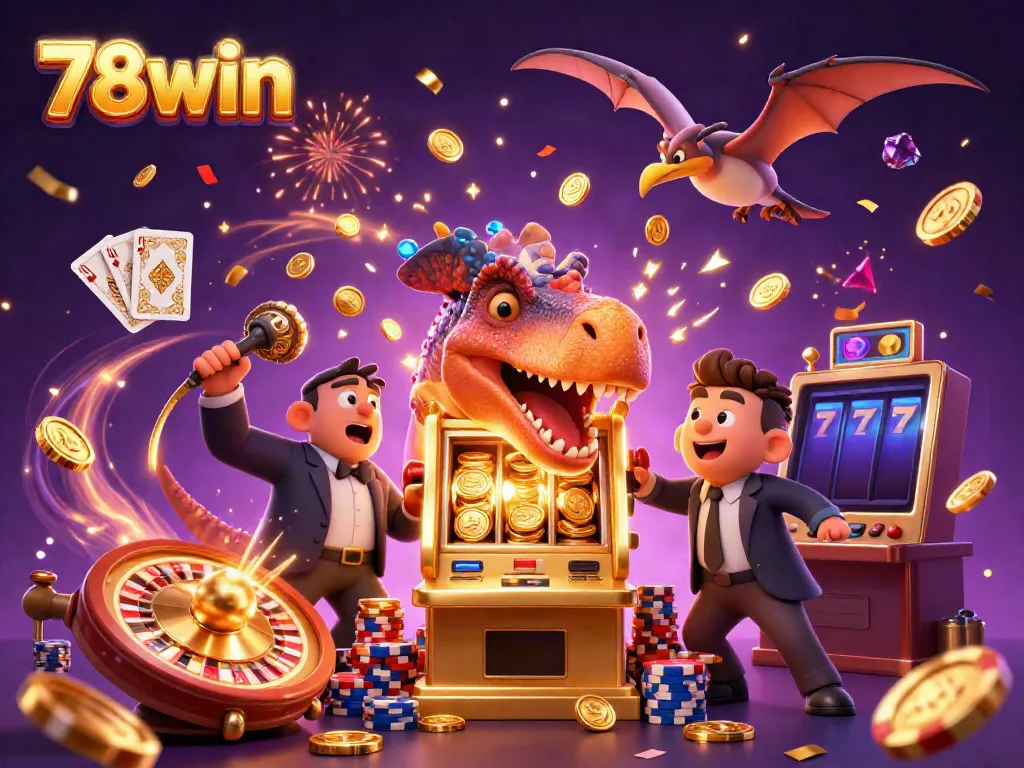 Experience the thrill of 78win as a pachycephalosaurus wins big at the jackpot!