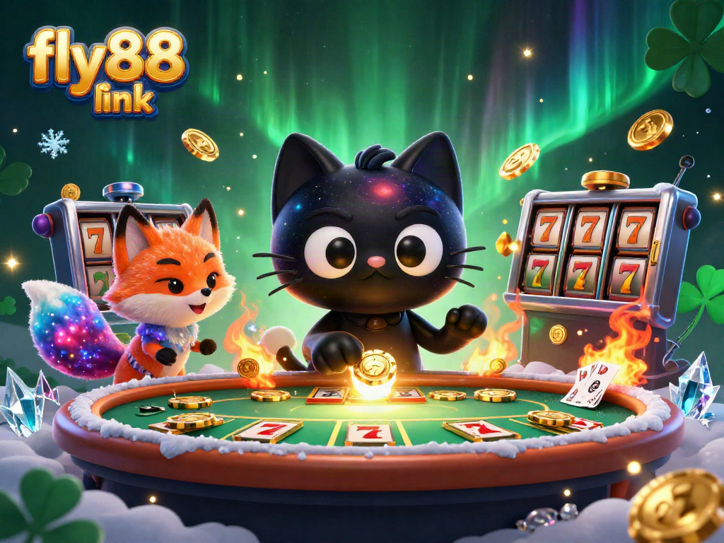 Spin the reels with fly88 link in a vibrant cosmic casino atmosphere.