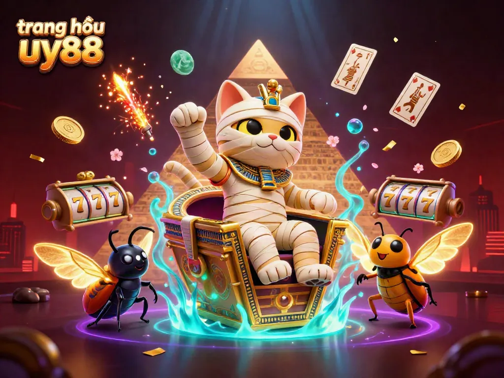 Engage in thrilling gaming at trang chủ uy88 with vibrant characters and dynamic casino elements.
