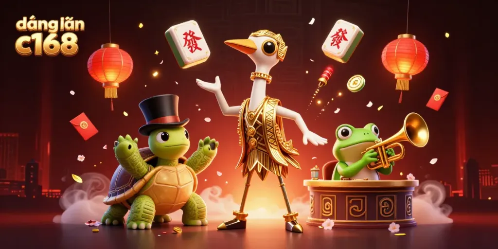 Enhance your gaming experience with đăng nhập c168 featuring vibrant casino characters and festive elements.