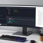 MB66 integration in advanced software development workspace featuring coding and cybersecurity tools.